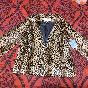 Jacklyn Smith leopard jacket